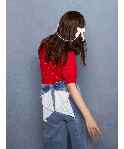CALNAMUR(カルナムール)の「リボンパールヘアアクセサリー(バレッタ/ヘアクリップ・レディース・ブラック/ホワイト・FREE)」の16枚目の写真