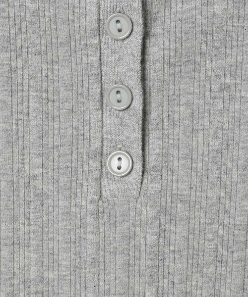 JEANASIS（ジーナシス）の「【Les Fleurs】ポロボディースーツ/127722（ポロシャツ・レディース・グレー/ブラック・FREE）」の3枚目の写真