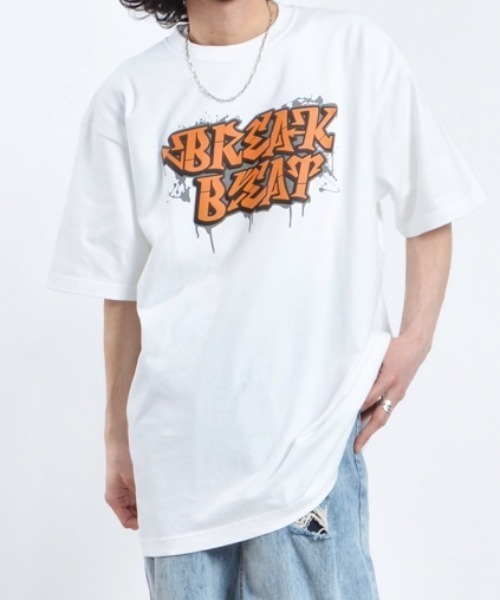 【セール】スーパーヘビーオンス発泡プリントグラフィックプリントTシャツ BREAK BEAT（Tシャツ/カットソー）｜anown（アノン）の ...