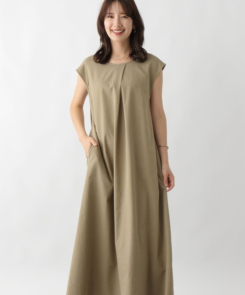 LEPSIM（レプシィム）の「2WAYリネン混ワンピース　124057（ワンピース・レディース・アイボリー/チャコールグレー/カーキブラウン・FREE）」の14枚目の写真