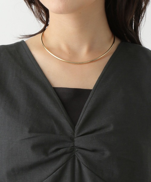 LEPSIM（レプシィム）の「2WAYリネン混ワンピース　124057（ワンピース・レディース・アイボリー/チャコールグレー/カーキブラウン・FREE）」の22枚目の写真