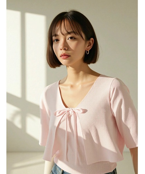 キャミソール付カーディガン（Tシャツ/カットソー）｜fifth（フィフス）