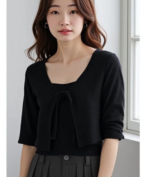 キャミソール付カーディガン（Tシャツ/カットソー）｜fifth（フィフス）