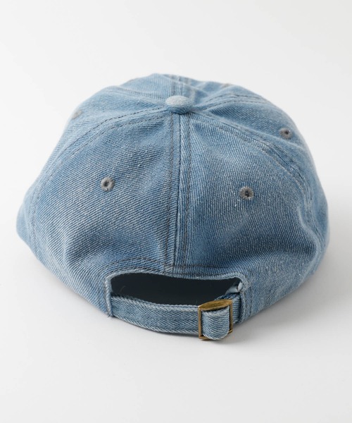 URBAN CHERRY(アーバンチェリー)の「ハートリボン刺繍デニムキャップ(キャップ・キッズ・ブラック/ブルー・FREE)」の8枚目の写真