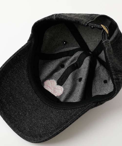 URBAN CHERRY(アーバンチェリー)の「ハートリボン刺繍デニムキャップ(キャップ・キッズ・ブラック/ブルー・FREE)」の15枚目の写真