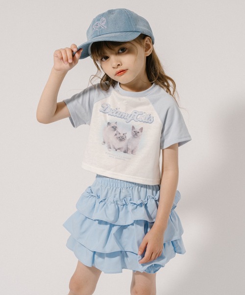 URBAN CHERRY(アーバンチェリー)の「ハートリボン刺繍デニムキャップ(キャップ・キッズ・ブラック/ブルー・FREE)」の19枚目の写真