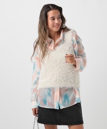 BAYFLOW | [しなやかでやわらかな肌触り]ニュアンスパターンシャツ(シャツ/ブラウス)