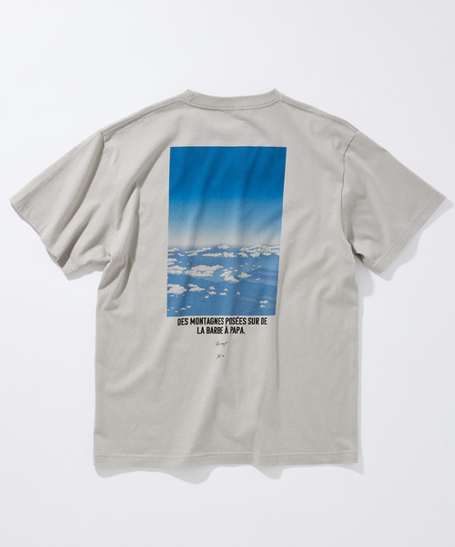 SKIN(スキン)の「skin × Ana Popescu / MERCREDI プリントTシャツ(Tシャツ/カットソー・メンズ・グレー/ホワイト・MEDIUM/LARGE)」の9枚目の写真