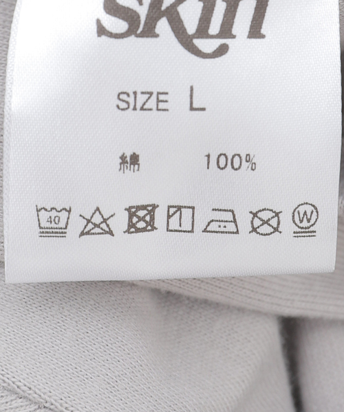 SKIN(スキン)の「skin × Ana Popescu / MERCREDI プリントTシャツ(Tシャツ/カットソー・メンズ・グレー/ホワイト・MEDIUM/LARGE)」の20枚目の写真