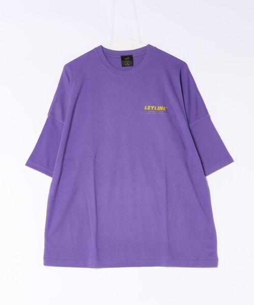 Leyline(レイライン)の「【Leyline】ビッグシルエットTシャツ「b/s logo print tee」(Tシャツ/カットソー・メンズ・グリーン/パープル/イエロー・MEDIUM/X-LARGE/LARGE)」の1枚目の写真