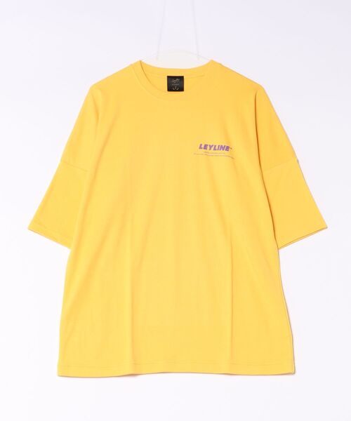 Leyline(レイライン)の「【Leyline】ビッグシルエットTシャツ「b/s logo print tee」(Tシャツ/カットソー・メンズ・グリーン/パープル/イエロー・MEDIUM/X-LARGE/LARGE)」の3枚目の写真