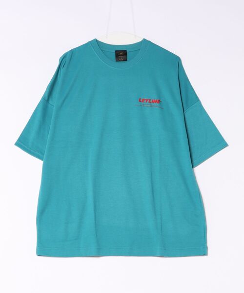 Leyline(レイライン)の「【Leyline】ビッグシルエットTシャツ「b/s logo print tee」(Tシャツ/カットソー・メンズ・グリーン/パープル/イエロー・MEDIUM/X-LARGE/LARGE)」の2枚目の写真
