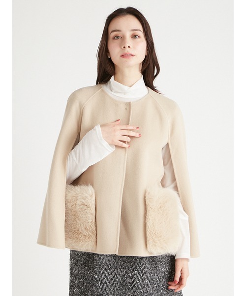 新品未使用 CELFORD セルフォード コート ファーポケットケープジャケット CELFORD（セルフォード）の「ファーポケットケープジャケット（その他