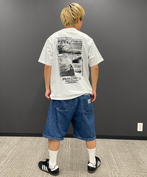 ムラサキスポーツ（ムラサキスポーツ）の「WEST CO LIFE/ウエストコライフ  WCTｼｬﾂ【ﾌｫﾄ】 MOWC24SM008（Tシャツ/カットソー・メンズ・ベージュ/ホワイト/ブラック・M/L）」の9枚目の写真