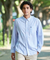 Eddie Bauer | ブロード ストライプ 刺繍シャツ(シャツ/ブラウス)