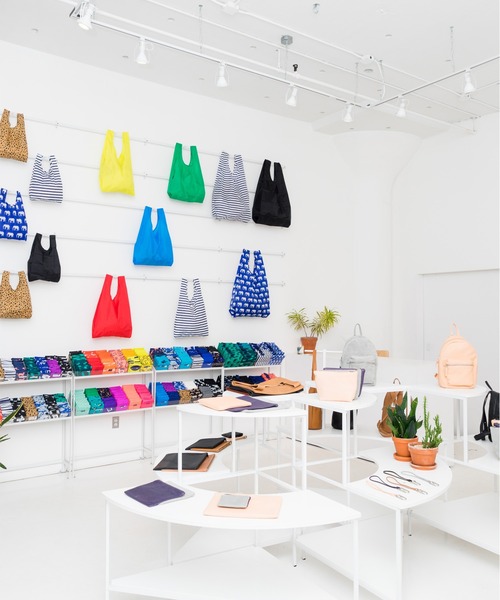 STANDARD BAGGU 551.TOKYO MAP グレー（エコバッグ/サブバッグ