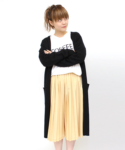 mystic（ミスティック）の「【mystic】圧縮ウールカーディガン（カーディガン/ボレロ・レディース・オフホワイト/キャメル/グレー/ブラック・ﾌﾘ-）」の15枚目の写真