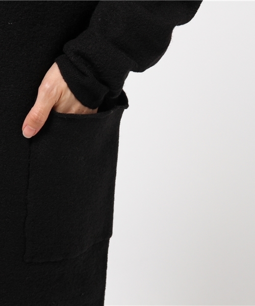 mystic（ミスティック）の「【mystic】圧縮ウールカーディガン（カーディガン/ボレロ・レディース・オフホワイト/キャメル/グレー/ブラック・ﾌﾘ-）」の7枚目の写真