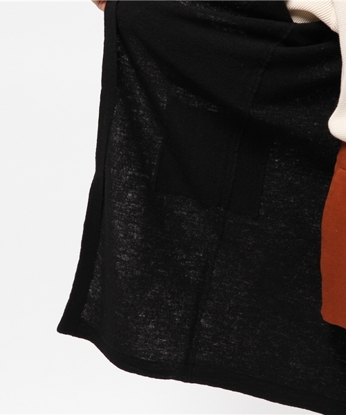 mystic（ミスティック）の「【mystic】圧縮ウールカーディガン（カーディガン/ボレロ・レディース・オフホワイト/キャメル/グレー/ブラック・ﾌﾘ-）」の8枚目の写真