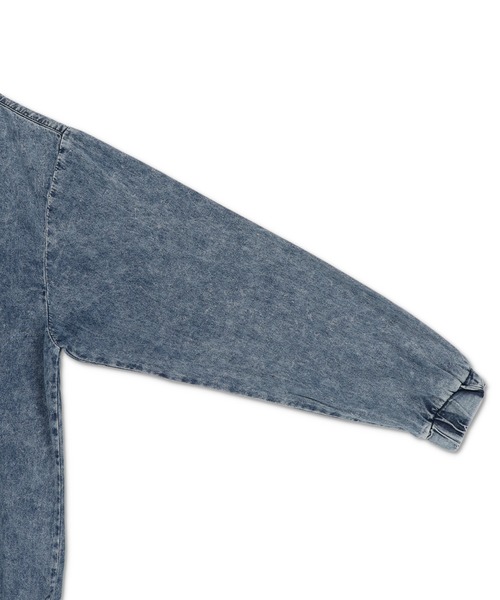 SPINNS（スピンズ）の「グランジ/デニムプルオーバートップス PARIS（スウェット・メンズ・ブルー系その他/ブラック系その他・ONESIZE）」の6枚目の写真