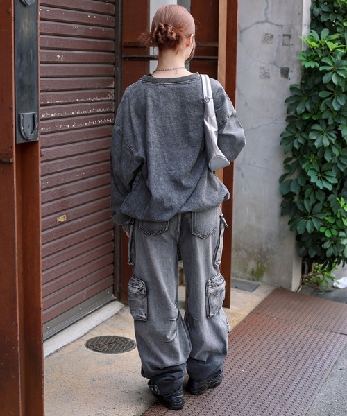 SPINNS（スピンズ）の「グランジ/デニムプルオーバートップス PARIS（スウェット・メンズ・ブルー系その他/ブラック系その他・ONESIZE）」の19枚目の写真