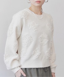 もしゃもしゃショートニットプルオーバー