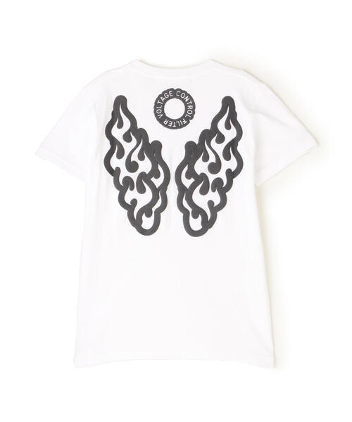 VOLTAGE CONTROL FILTER(ヴォルテージコントロールフィルター)の「VOLTAGE CONTROL FILTER/ヴォルテージコントロールフィルター/PUFF FIRE S/S TEE(Tシャツ/カットソー・レディース・ホワイト・XS)」の6枚目の写真