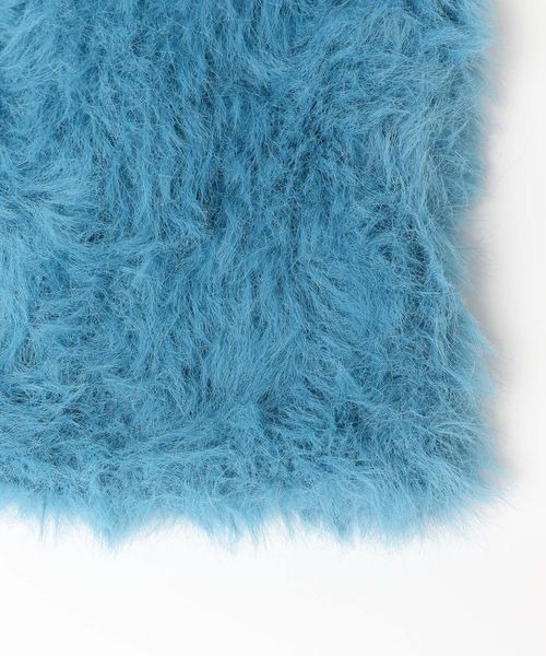 PBLIM（ページボーイリム）の「PBLIM/フェザービーニー（ニットキャップ/ビーニー・レディース・ブルー/グレー・FREE）」の6枚目の写真