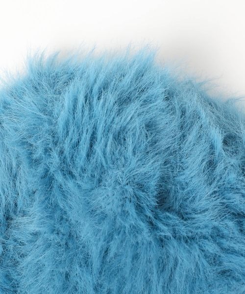 PBLIM（ページボーイリム）の「PBLIM/フェザービーニー（ニットキャップ/ビーニー・レディース・ブルー/グレー・FREE）」の7枚目の写真