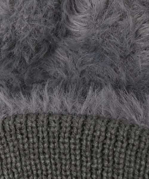 PBLIM（ページボーイリム）の「PBLIM/フェザービーニー（ニットキャップ/ビーニー・レディース・ブルー/グレー・FREE）」の10枚目の写真