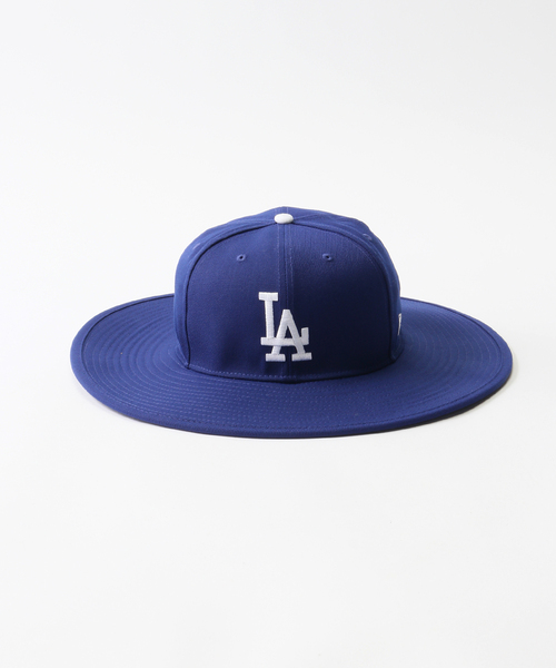 NEW ERA（ニューエラ）の「NEW ERA / ニューエラ 別注 LA Long Brim Hat（ハット・メンズ・ブルー系その他・SMALL/MEDIUM/LARGE/X-LARGE）」の4枚目の写真