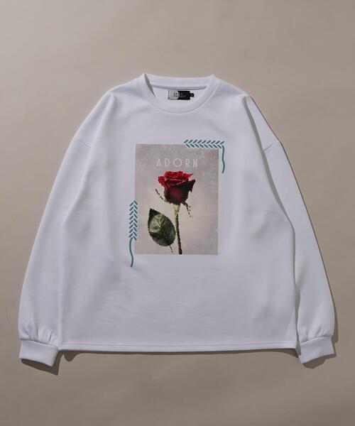 WEGO（ウィゴー）の「WEGO/シートプリントプルオーバー（スウェット・メンズ・ライトグレー/ホワイト/ブラック/ホワイト系その他・LARGE/MEDIUM）」の22枚目の写真