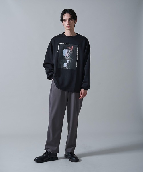 WEGO（ウィゴー）の「WEGO/シートプリントプルオーバー（スウェット・メンズ・ライトグレー/ホワイト/ブラック/ホワイト系その他・LARGE/MEDIUM）」の8枚目の写真