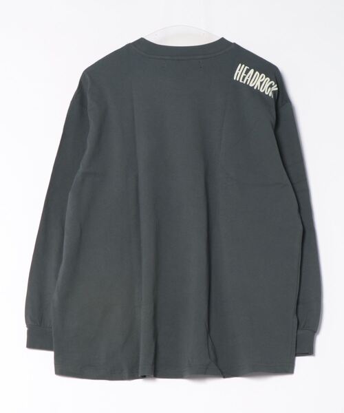 HEAD ROCK(ヘッドロック)の「長袖オーバーサイズTシャツ(大人)(Tシャツ/カットソー・レディース・オフホワイト/杢グレー/スミクロ・160/170/180)」の4枚目の写真