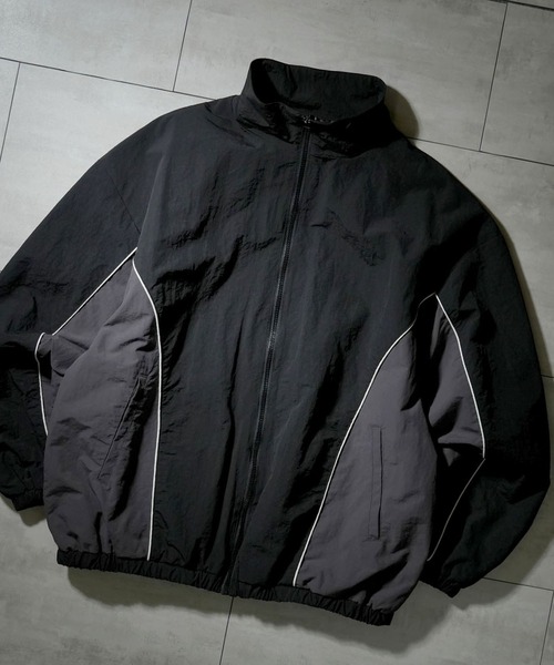   / ナイロンジャケット HIDE AND SEEK - NYLON ZIP JACKET (GRAY) / ナイロンジャケット