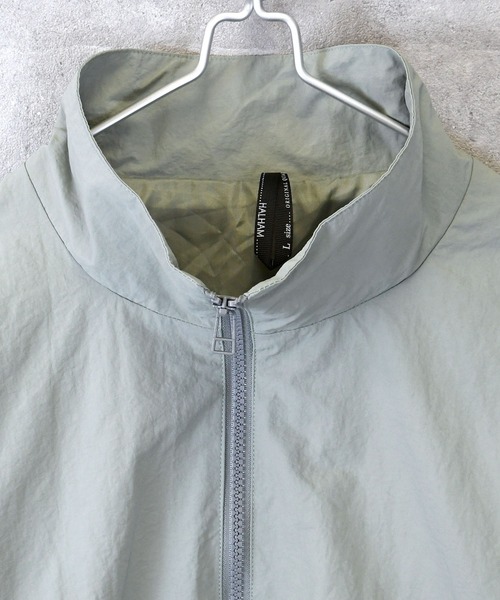 Ritzy(リッツィー)の「side switch nylon jacket/サイド切り替えナイロンジャケット レディース メンズ(ナイロンジャケット・メンズ・カーキ/グレー/ブラック・L/XL/M)」の10枚目の写真