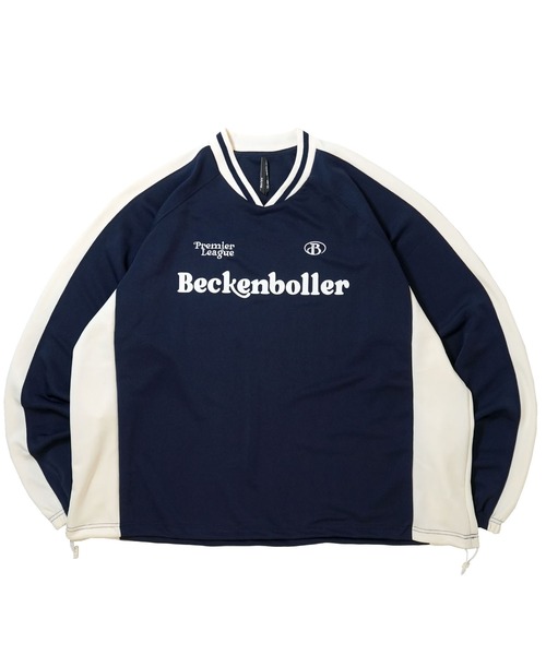 Starting Over(スターティングオーバー)の「pullover game shirt/プルオーバー ジャージ素材 ゲームシャツ(ジャージ・メンズ・オフホワイト/ブラック/ワイン/ネイビー・XL/L/M)」の3枚目の写真