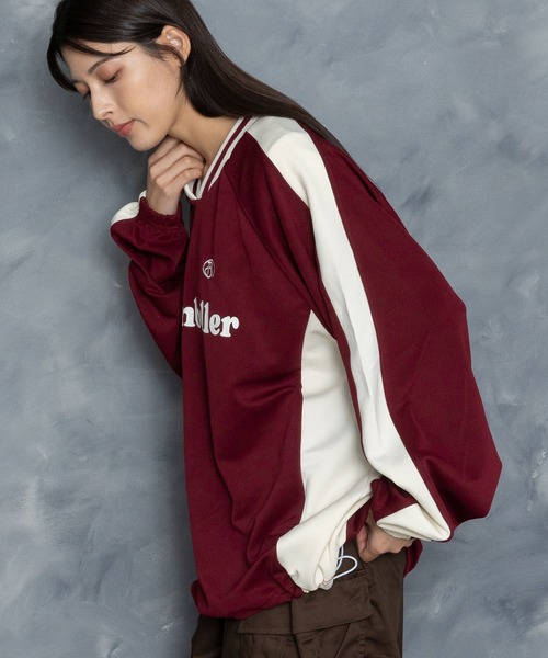 Starting Over(スターティングオーバー)の「pullover game shirt/プルオーバー ジャージ素材 ゲームシャツ(ジャージ・メンズ・オフホワイト/ブラック/ワイン/ネイビー・XL/L/M)」の18枚目の写真