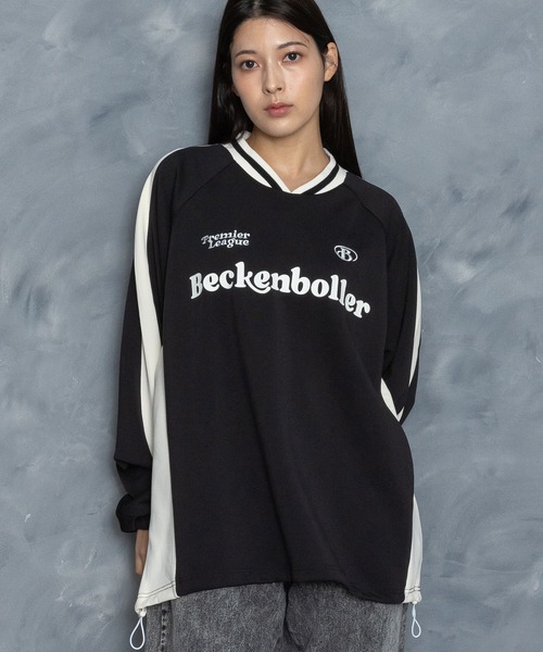 Starting Over(スターティングオーバー)の「pullover game shirt/プルオーバー ジャージ素材 ゲームシャツ(ジャージ・メンズ・オフホワイト/ブラック/ワイン/ネイビー・XL/L/M)」の11枚目の写真