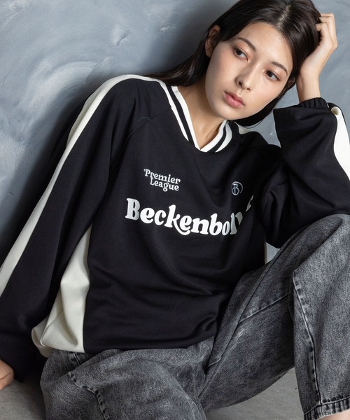 Starting Over(スターティングオーバー)の「pullover game shirt/プルオーバー ジャージ素材 ゲームシャツ(ジャージ・メンズ・オフホワイト/ブラック/ワイン/ネイビー・XL/L/M)」の13枚目の写真