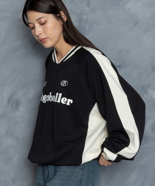 Starting Over(スターティングオーバー)の「pullover game shirt/プルオーバー ジャージ素材 ゲームシャツ(ジャージ・メンズ・オフホワイト/ブラック/ワイン/ネイビー・XL/L/M)」の14枚目の写真