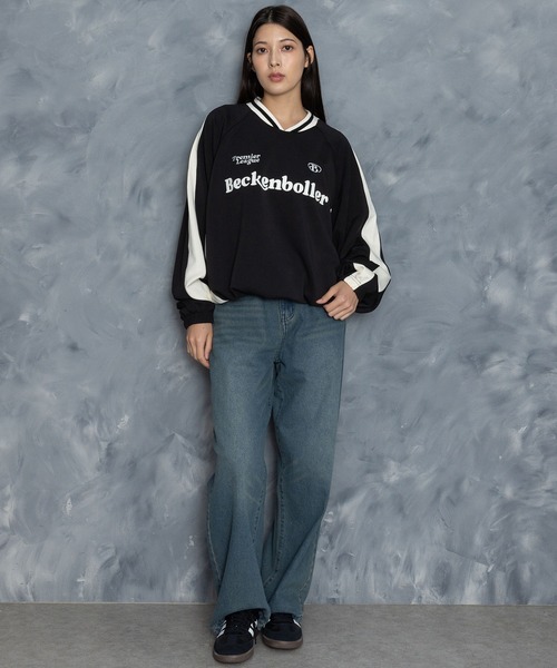 セール】pullover game shirt/プルオーバー ジャージ素材 ゲームシャツ