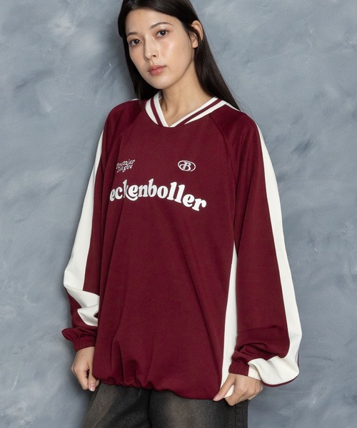 セール】pullover game shirt/プルオーバー ジャージ素材 ゲームシャツ