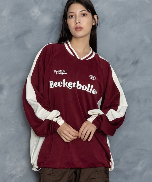 Starting Over(スターティングオーバー)の「pullover game shirt/プルオーバー ジャージ素材 ゲームシャツ(ジャージ・メンズ・オフホワイト/ブラック/ワイン/ネイビー・XL/L/M)」の17枚目の写真