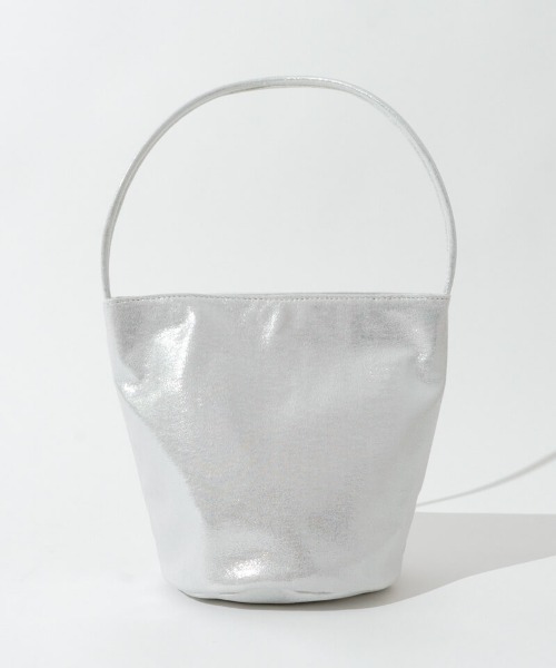 flower(フラワー)の「シャイニーシリンダーバッグ(ショルダーバッグ・レディース・ホワイト/ピンク・FREE)」の6枚目の写真