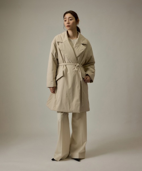 ROPE'（ロペ）の「【LIMONTA】Thin Down（シンダウン） ハーフコート（ダウンジャケット/コート・レディース・ベージュ/ブラック・38/36）」の16枚目の写真