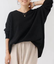 Rouge vif | オーバーサイズウールニット(ニット/セーター)