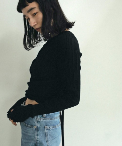 anuke カーディガン Cachecoeur Knit Cardigan Cachecoeur Knit Cardigan（カーディガン）｜ànuke（アンヌーク