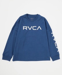 RVCA | RVCA キッズ BIG RVCA LT ロンT 【2024年秋冬モデル】/ルーカキッズバックプリントロゴ長袖ロンT(Tシャツ/カットソー)