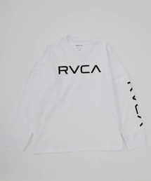 RVCA | RVCA キッズ BIG RVCA LT ロンＴ 【2024年秋冬モデル】/ルーカキッズバックプリントロゴ長袖ロンT(Tシャツ/カットソー)